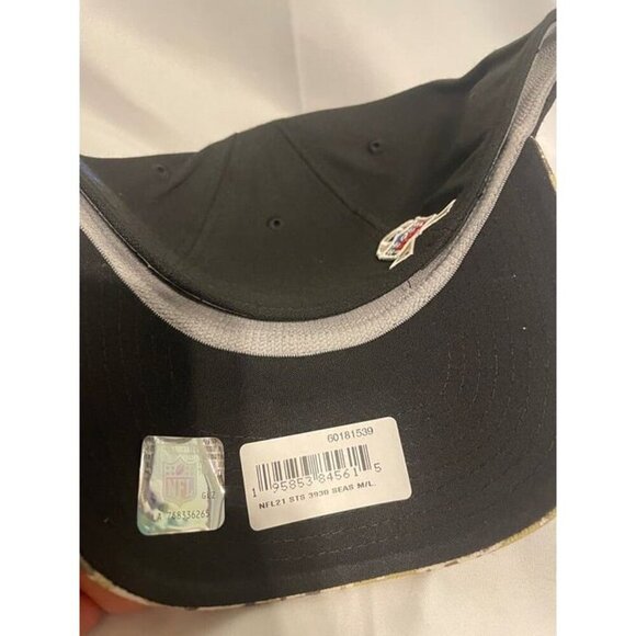 Seattle Seahawks Camo 39Thirty Hat Cap New With Tags - Picture 5 of 6